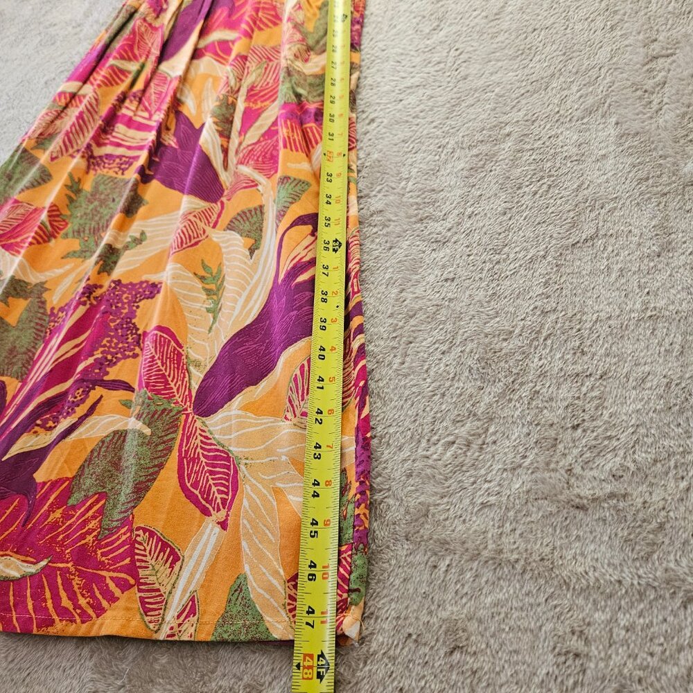 NWT FatFace Aria Tropical Floral Midi Dress Fitted Shirred Top & Flowy Skirt New - Picture 9 of 10